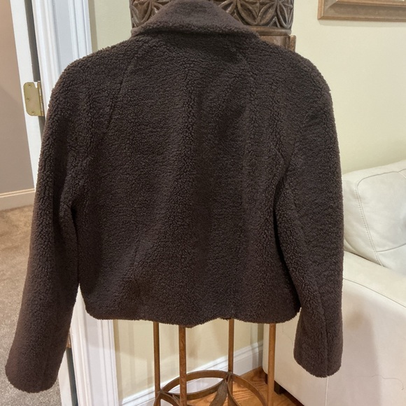 Lululemon Textured Fleece Collared Jacket Espresso $168 - Picture 4 of 6